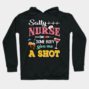 Nurse T-Shirt Saltyy Nurses Need Summer Hoodie